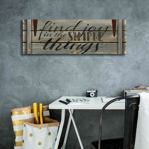 Image of 'Find Joy' by Cindy Jacobs, Canvas Wall Art,36 x 12