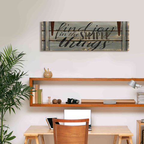 Image of 'Find Joy' by Cindy Jacobs, Canvas Wall Art,36 x 12