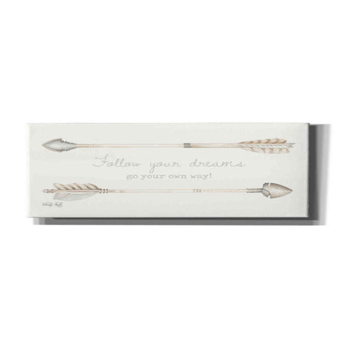 Image of 'Arrows - Follow Your Dreams' by Cindy Jacobs, Canvas Wall Art