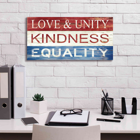 Image of 'Love & Unity' by Cindy Jacobs, Canvas Wall Art,24 x 12