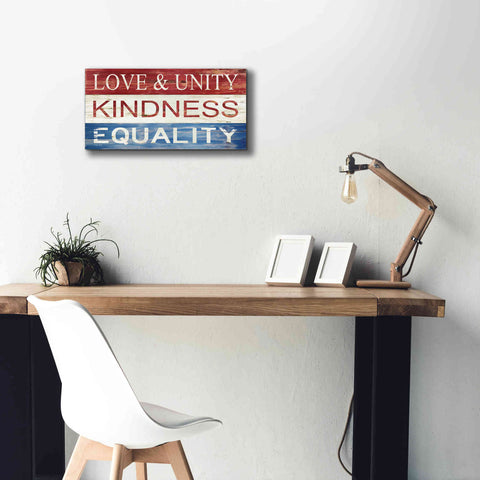 Image of 'Love & Unity' by Cindy Jacobs, Canvas Wall Art,24 x 12