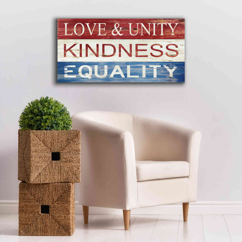 Image of 'Love & Unity' by Cindy Jacobs, Canvas Wall Art,40 x 20