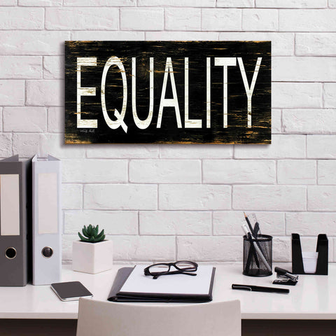 Image of 'Equality' by Cindy Jacobs, Canvas Wall Art,24 x 12