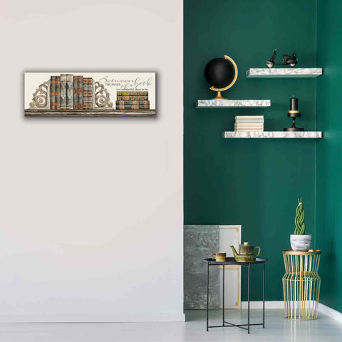 Image of 'Between the Pages of a Book' by Cindy Jacobs, Canvas Wall Art,36 x 12