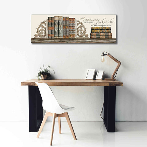 Image of 'Between the Pages of a Book' by Cindy Jacobs, Canvas Wall Art,60 x 20
