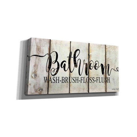 Image of 'Bathroom on Wood Panels' by Cindy Jacobs, Canvas Wall Art