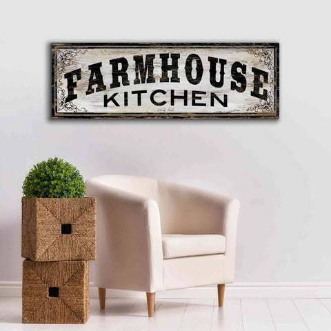 Image of 'Farmhouse Kitchen' by Cindy Jacobs, Canvas Wall Art,60 x 20