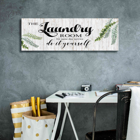 Image of 'The Laundry Room' by Cindy Jacobs, Canvas Wall Art,36 x 12