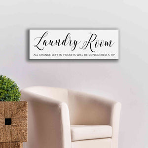 'Laundry Room' by Cindy Jacobs, Canvas Wall Art,36 x 12