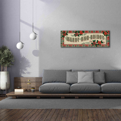 Image of 'Nostalgic Merry & Bright' by Cindy Jacobs, Canvas Wall Art,60 x 20