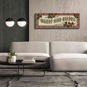 'Nostalgic Merry & Bright' by Cindy Jacobs, Canvas Wall Art,60 x 20