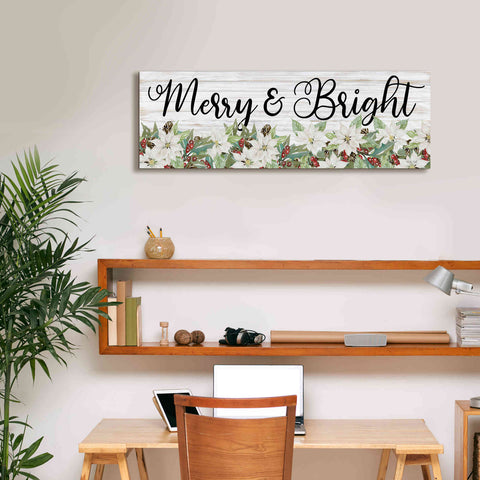 Image of 'Merry & Bright' by Cindy Jacobs, Canvas Wall Art,36 x 12