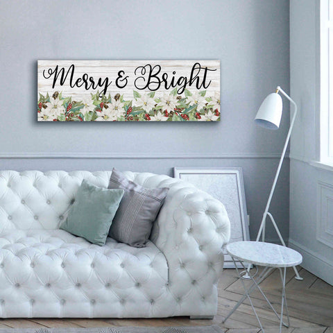 Image of 'Merry & Bright' by Cindy Jacobs, Canvas Wall Art,60 x 20