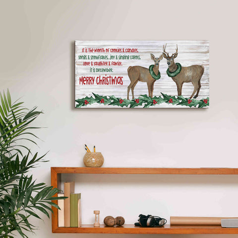 Image of 'It is December' by Cindy Jacobs, Canvas Wall Art,24 x 12