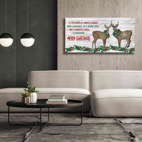 Image of 'It is December' by Cindy Jacobs, Canvas Wall Art,60 x 30