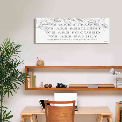 Image of 'We Are Family' by Cindy Jacobs, Canvas Wall Art,36 x 12