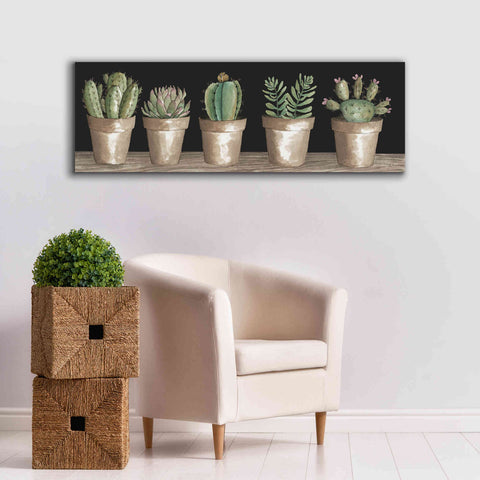 Image of 'Cactus Row' by Cindy Jacobs, Canvas Wall Art,60 x 20