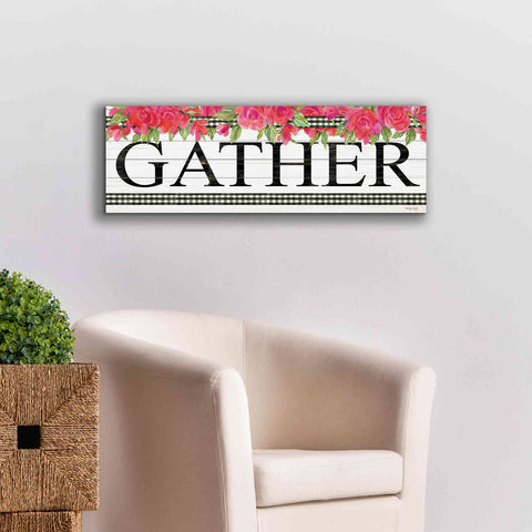 Image of 'Fuchsia Gather' by Cindy Jacobs, Canvas Wall Art,36 x 12