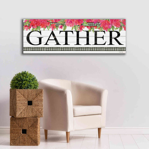 Image of 'Fuchsia Gather' by Cindy Jacobs, Canvas Wall Art,60 x 20