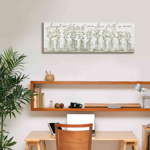 Image of 'Accept What Is' by Cindy Jacobs, Canvas Wall Art,36 x 12