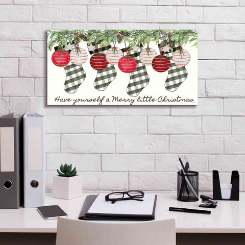 Image of 'Have Yourself Ornaments' by Cindy Jacobs, Canvas Wall Art,24 x 12