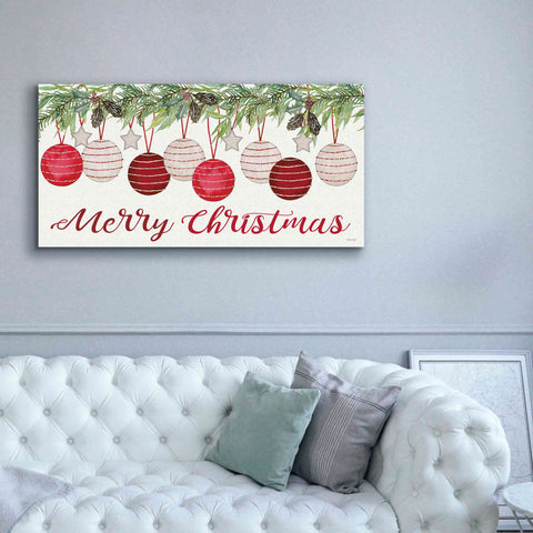 Image of 'Merry Christmas Ornaments' by Cindy Jacobs, Canvas Wall Art,60 x 30