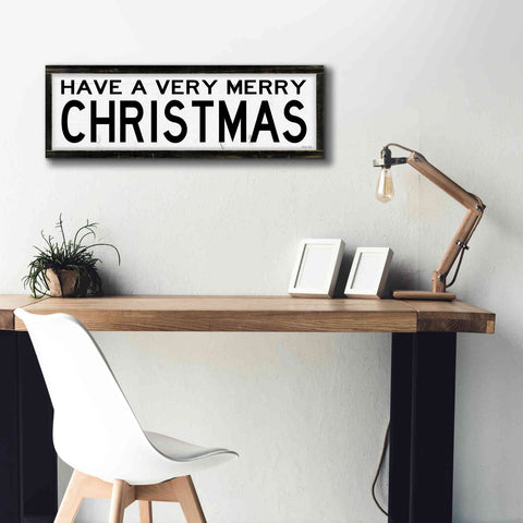 Image of 'Have a Very Merry Christmas' by Cindy Jacobs, Canvas Wall Art,36 x 12