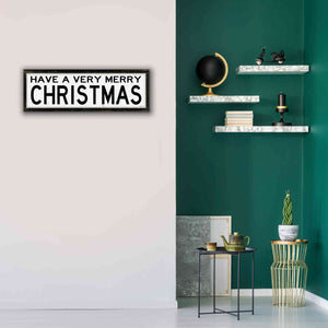 'Have a Very Merry Christmas' by Cindy Jacobs, Canvas Wall Art,36 x 12