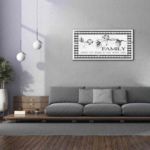 Image of 'Family Plaid' by Cindy Jacobs, Canvas Wall Art,60 x 30