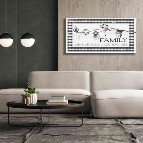 Image of 'Family Plaid' by Cindy Jacobs, Canvas Wall Art,60 x 30