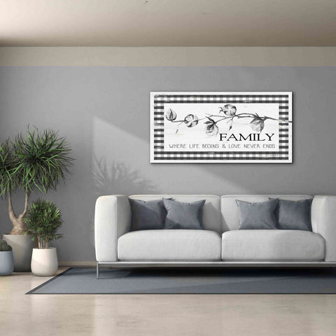 Image of 'Family Plaid' by Cindy Jacobs, Canvas Wall Art,60 x 30