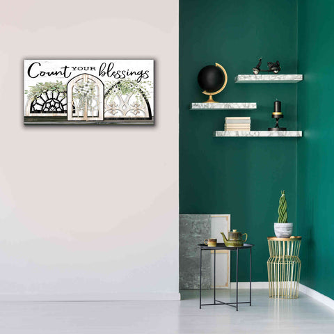 Image of 'Count Your Blessings' by Cindy Jacobs, Canvas Wall Art,40 x 20