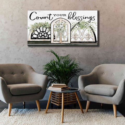 Image of 'Count Your Blessings' by Cindy Jacobs, Canvas Wall Art,60 x 30