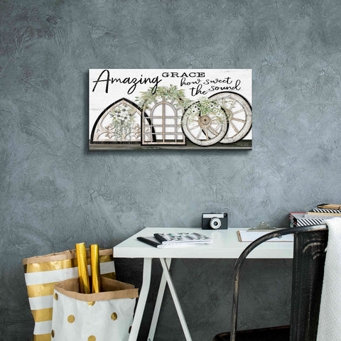 Image of 'Amazing Grace' by Cindy Jacobs, Canvas Wall Art,24 x 12