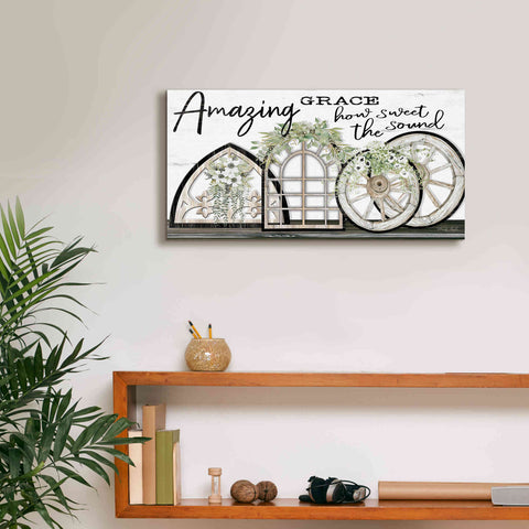 Image of 'Amazing Grace' by Cindy Jacobs, Canvas Wall Art,24 x 12
