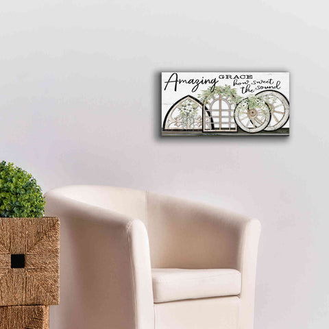 Image of 'Amazing Grace' by Cindy Jacobs, Canvas Wall Art,24 x 12