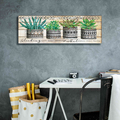 Image of 'Sticking with Your Family' by Cindy Jacobs, Canvas Wall Art,36 x 12