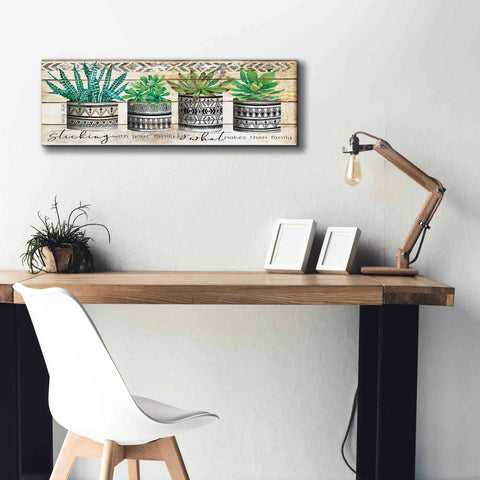 Image of 'Sticking with Your Family' by Cindy Jacobs, Canvas Wall Art,36 x 12