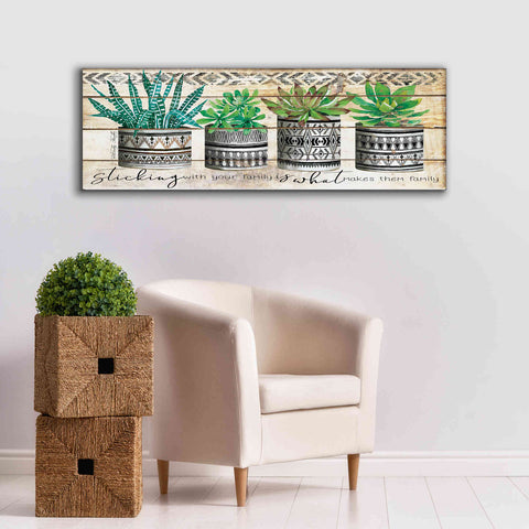 Image of 'Sticking with Your Family' by Cindy Jacobs, Canvas Wall Art,60 x 20