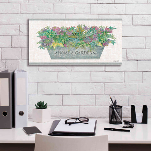 Image of 'Home & Garden' by Cindy Jacobs, Canvas Wall Art,24 x 12