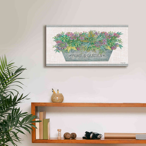 Image of 'Home & Garden' by Cindy Jacobs, Canvas Wall Art,24 x 12
