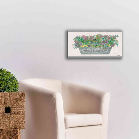 Image of 'Home & Garden' by Cindy Jacobs, Canvas Wall Art,24 x 12