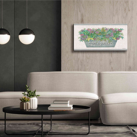 Image of 'Home & Garden' by Cindy Jacobs, Canvas Wall Art,40 x 20