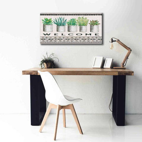 Image of 'Native Welcome' by Cindy Jacobs, Canvas Wall Art,40 x 20