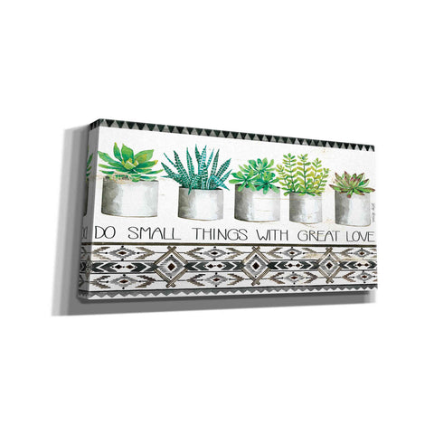 Image of 'Do Small Things Succulents' by Cindy Jacobs, Canvas Wall Art