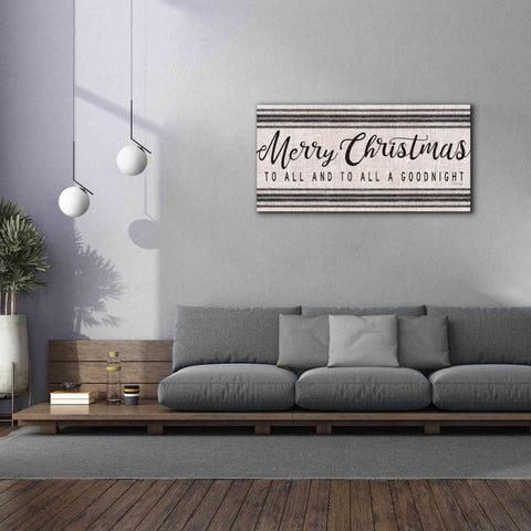 Image of 'Merry Christmas to All' by Cindy Jacobs, Canvas Wall Art,60 x 30