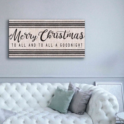 Image of 'Merry Christmas to All' by Cindy Jacobs, Canvas Wall Art,60 x 30