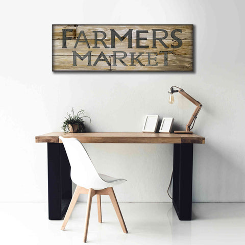 Image of 'Farmer's Market' by Cindy Jacobs, Canvas Wall Art,60 x 20