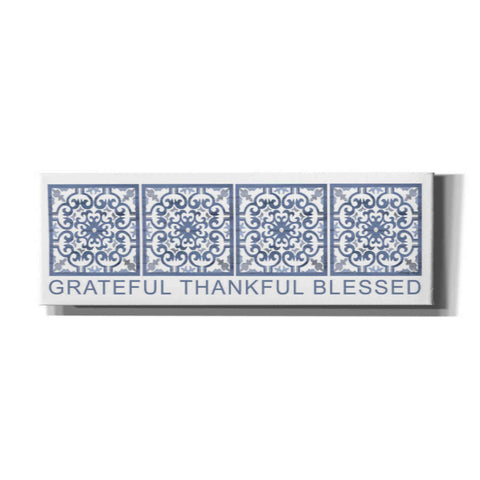 Image of 'Grateful, Thankful, Blessed Pattern' by Cindy Jacobs, Canvas Wall Art