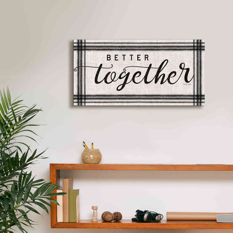 Image of 'Better Together' by Cindy Jacobs, Canvas Wall Art,24 x 12